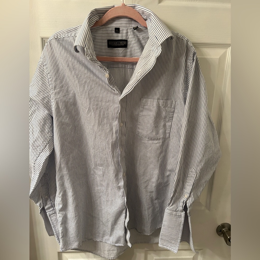 Donald J Trump signature collection shirt